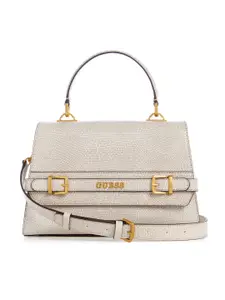 GUESS Textured Structured Satchel