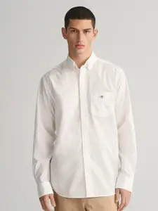 GANT Button-Down Collar Full Sleeves Casual Shirt