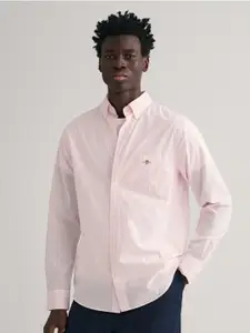 GANT Checked Button-Down Collar Cotton Casual Shirt