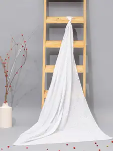 Contrast Living Women Checked Pure Cotton Scarf