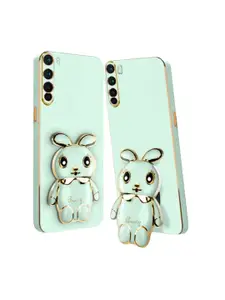 Karwan Realme 6 3D Mini Bunny With Folding Stand Mobile Back Case