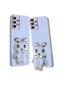 Karwan Samsung A32 5G 3D Mini Bunny With Folding Stand Mobile Back Case