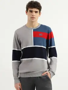 United Colors of Benetton Colourblocked Pullover Pure Cotton Pullover Sweater