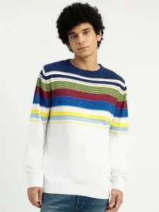 United Colors of Benetton Striped Pure Cotton Pullover Sweater
