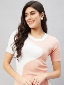 Orchid Hues Round Neck Top