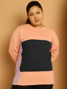 theRebelinme Women Colourblocked Sweatshirt