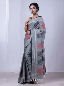 Unnati Silks Ethnic Motifs Woven Design Chettinad Saree