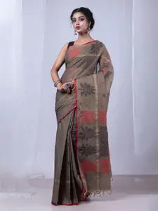 Unnati Silks Ethnic Motifs Woven Design Chettinad Saree