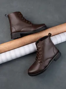 The Roadster Lifestyle Co. Women Brown High-Top Regular Boots