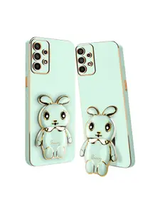 Karwan Samsung A73 3D Mini Bunny with Folding Stand Mobile Back Cover Case