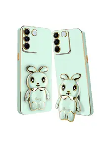 Karwan Vivo Y100 3D Mini Bunny with Folding Stand Mobile Back Cover Case