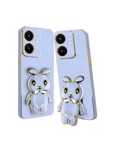 Karwan 3D Mini Bunny with Folding Stand Vivo Y22 Mobile Back Case