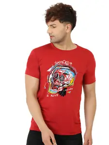 Leotude Graphic Printed Cotton T-shirt