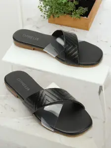 OPHELIA No Back Strap Open Toe Flats