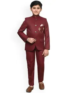 BAESD Kids Ethnic Jodhpuri Blazer & Trousers