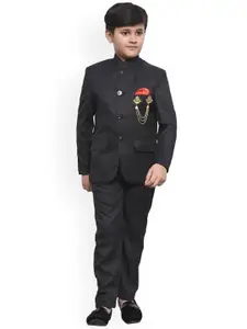 BAESD Boys 2-Piece Jodhpuri Suit Blazer & Trousers