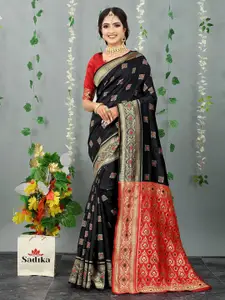 Sadika Zari Silk Blend Ready to Wear Kanjeevaram Saree