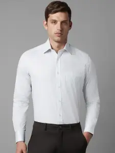 Louis Philippe Printed Full Sleeves Cotton Formal Shirt