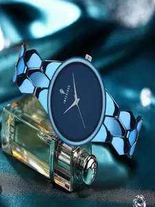 Imperious- The Royal Way Women Embellished Dial Analogue Watch Imp-Blue1051-MFN