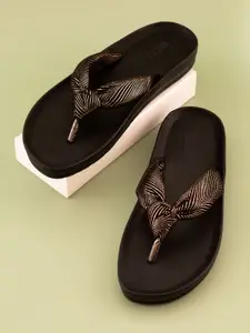 Inc 5 Textured Open Toe Flats