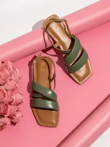 Inc 5 Open Toe Flats