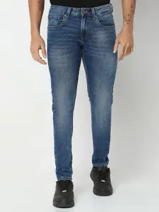 SPYKAR Men Slim Fit Low-Rise Light Fade Stretchable Jeans