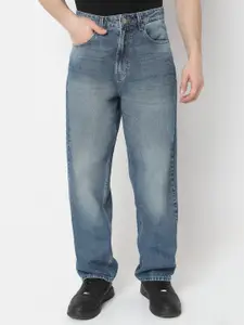SPYKAR Men Renato Loose Fit Tapered Fit Heavy Fade Pure Cotton Jeans