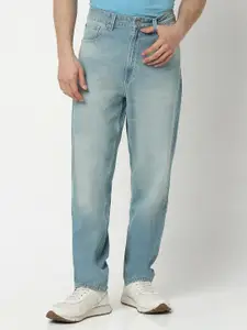 SPYKAR Men Renato Loose Fit Tapered Leg Fit Heavy Fade Pure Cotton Jeans