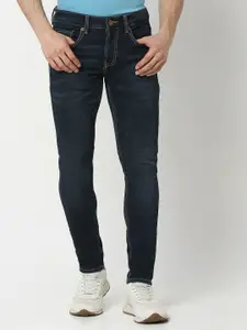 SPYKAR Men Super Slim Fit Low-Rise Light Fade Stretchable Jeans