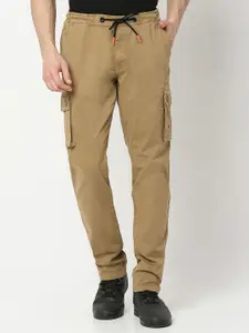SPYKAR Men Slim-Fit Cargo-Style Trousers