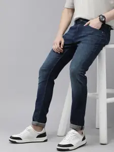 SPYKAR Men Skinny Slim Fit Low-Rise Light Fade Stretchable Jeans