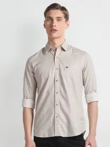 Arrow Sport Slim Fit Printed Opaque Cotton Casual Shirt