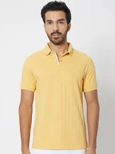 Mufti Slim Fit Polo Collar Cotton Casual T-shirt