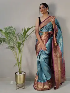 Reeta Fashion Woven Design Zari Ready to wear Saree