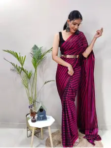 Reeta Fashion Striped Ready to Wear Saree