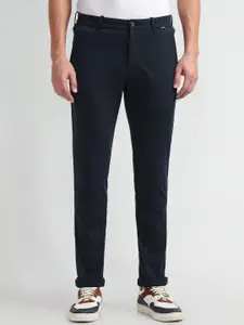 Arrow Sport Men Smart Slim Fit Mid Rise Trousers