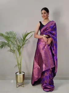 Reeta Fashion Woven Design Zari Pure Silk Ready to Wear Saree