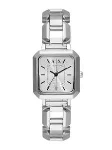Armani Exchange Women Textured Dial & Stainless Steel Straps Analogue Watch AX5720