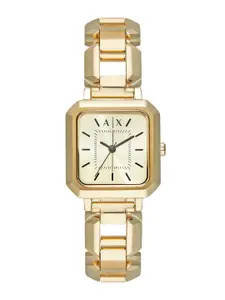 Armani Exchange Women Textured Dial & Stainless Steel Straps Analogue Watch AX5721