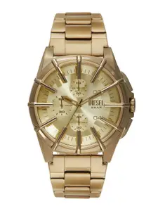 DIESEL Framed Men Dial & Stainless Steel Bracelet Style Straps Analogue Watch DZ4659