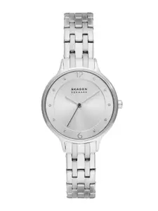 SKAGEN Women Anita Lille Embellished Dial & Stainless Steel Analogue Watch SKW3126