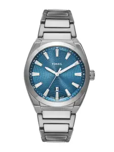 Fossil Men Dial & Stainless Steel Bracelet Style Straps Analogue Watch FS6054