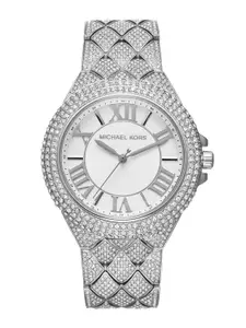 Michael Kors Women Embellished Dial Wrap Around Straps Analogue Watch MK4803