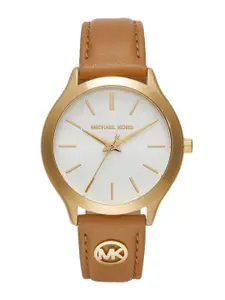 Michael Kors Women Leather Straps Analogue Watch MK7465