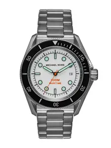 Michael Kors Men Stainless Steel Bracelet Style Straps Analogue Calendar Watch MK9163