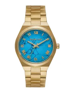 Michael Kors Women Printed Dial & Stainless Steel Bracelet Style Analogue Watch MK7460