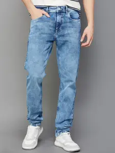 Fame Forever by Lifestyle Men Tapered Fit Mildly Distressed Heavy Fade Jeans