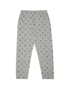 Bodycare Boys Printed Cotton Mid-Rise Lounge Pant