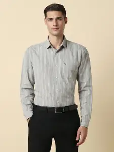 Allen Solly Men Slim Fit Opaque Striped Formal Shirt