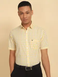 Allen Solly Slim Fit Checked Cotton Formal Shirt